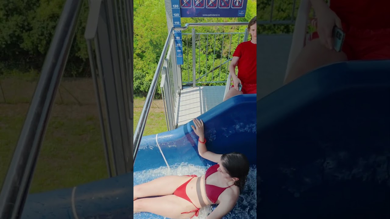 Kamikaze Water Slide at Petroland Aquapark 🇷🇸