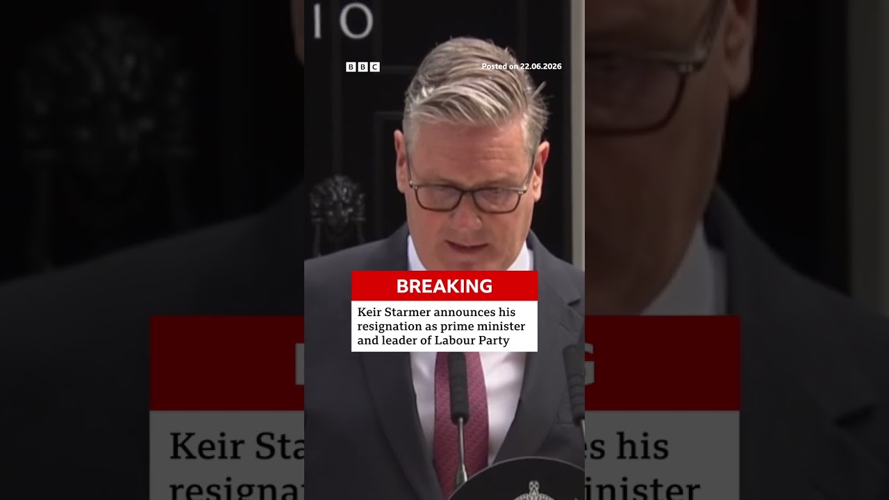 Keir Starmer resigns as UK prime minister and leader of the Labour Party. #BBCNews