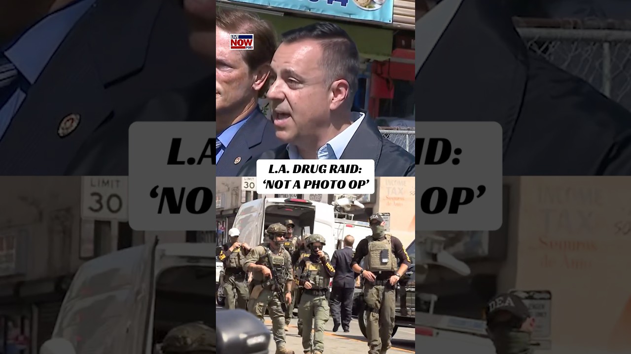 LA drug raid: ‘Not a photo op’