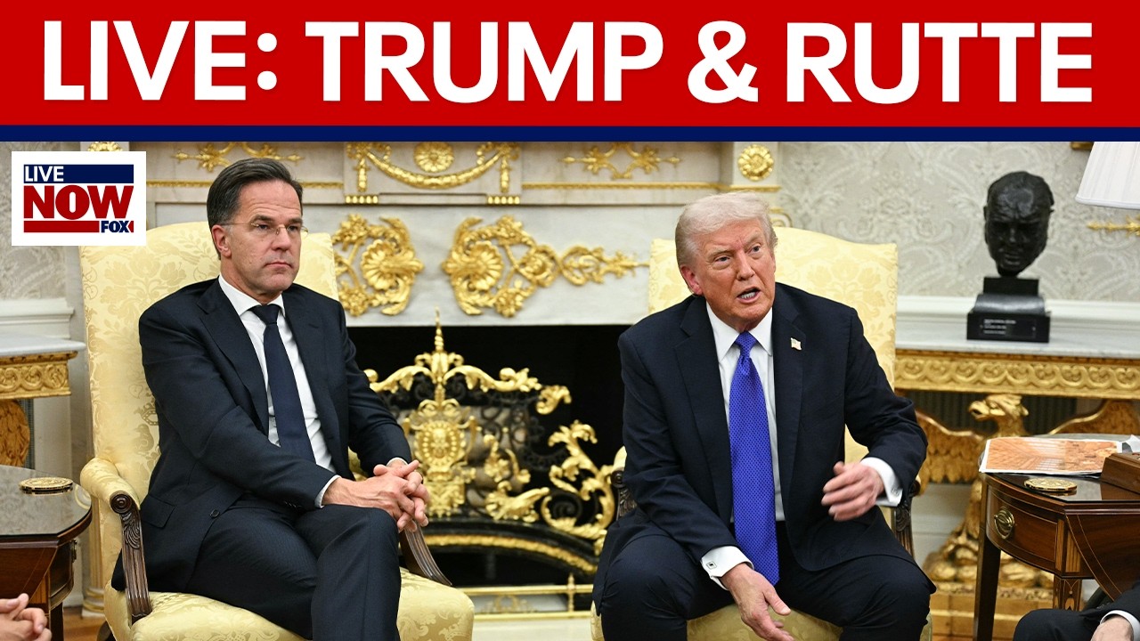 LIVE: Trump meets with NATO Chief Rutte amid Iran conflict 3PM ET