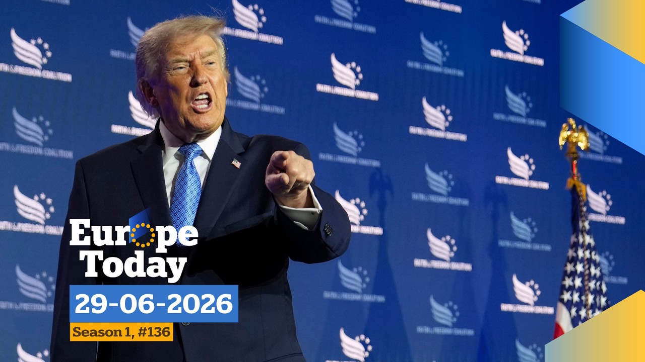 LIVE: Trump’s tariff threat, Iran talks and Europe’s heatwave | Europe Today #136