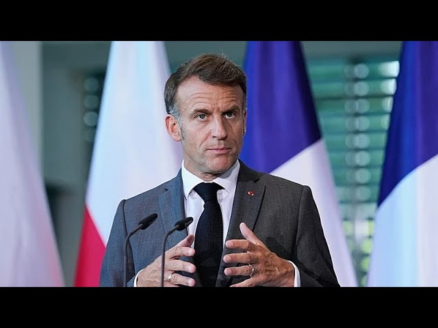 Macron says France intercepted a Russian shadow fleet oil tanker off coast of Sicily