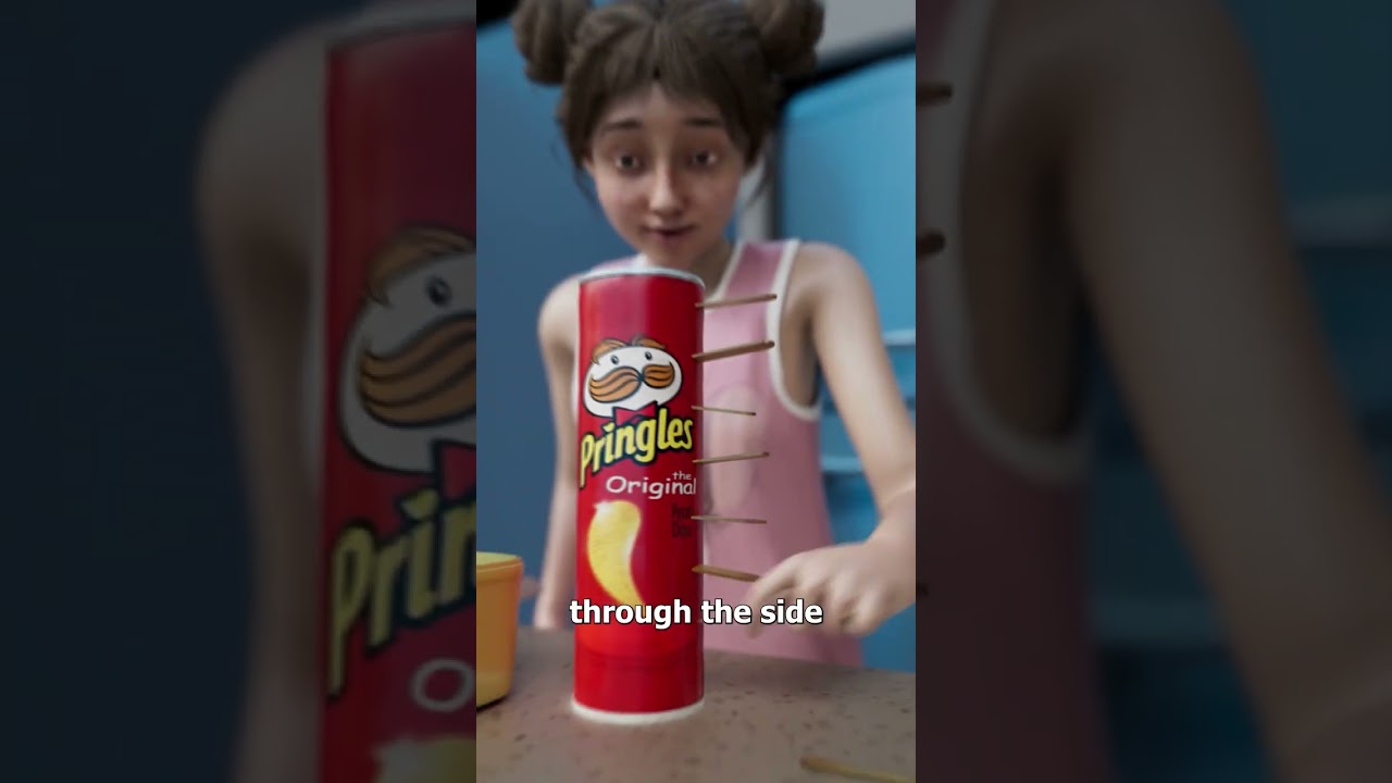 Making Ice Cream Bars With A Pringles Can 🤤