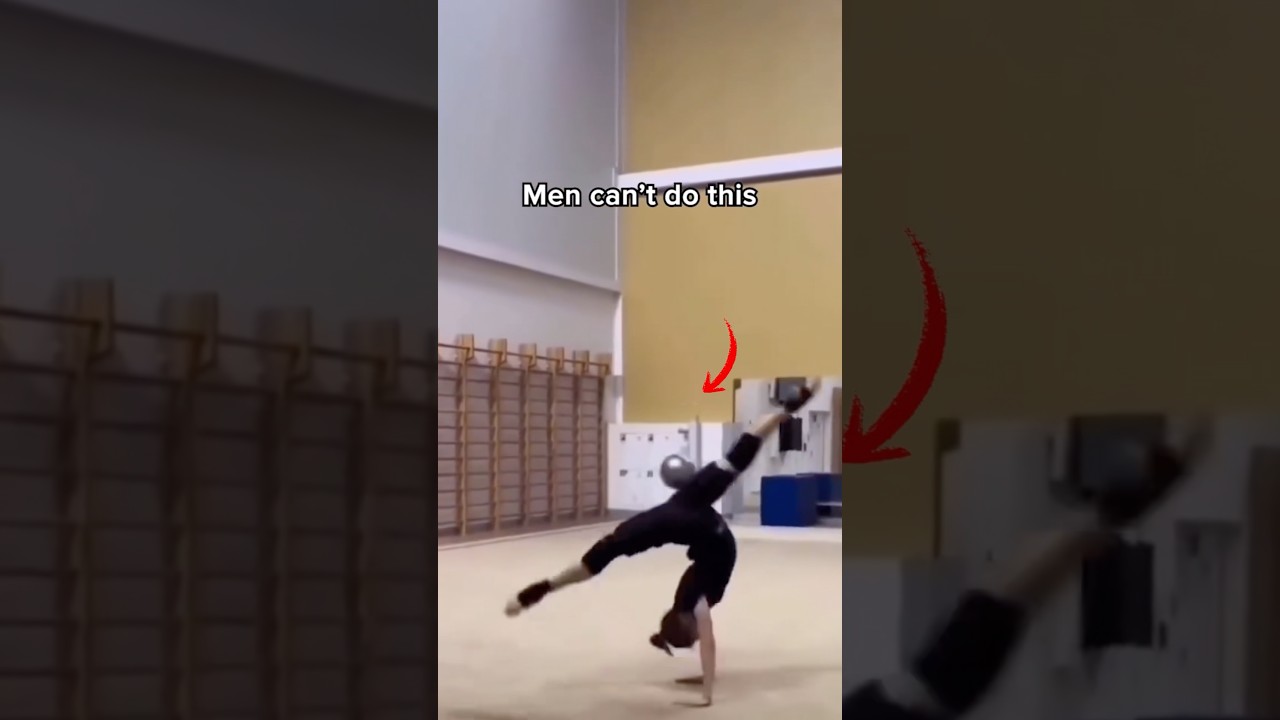 Men CAN’T do this 😳 #gymnastics #olympics #sports #sport #gym #fails #olympic