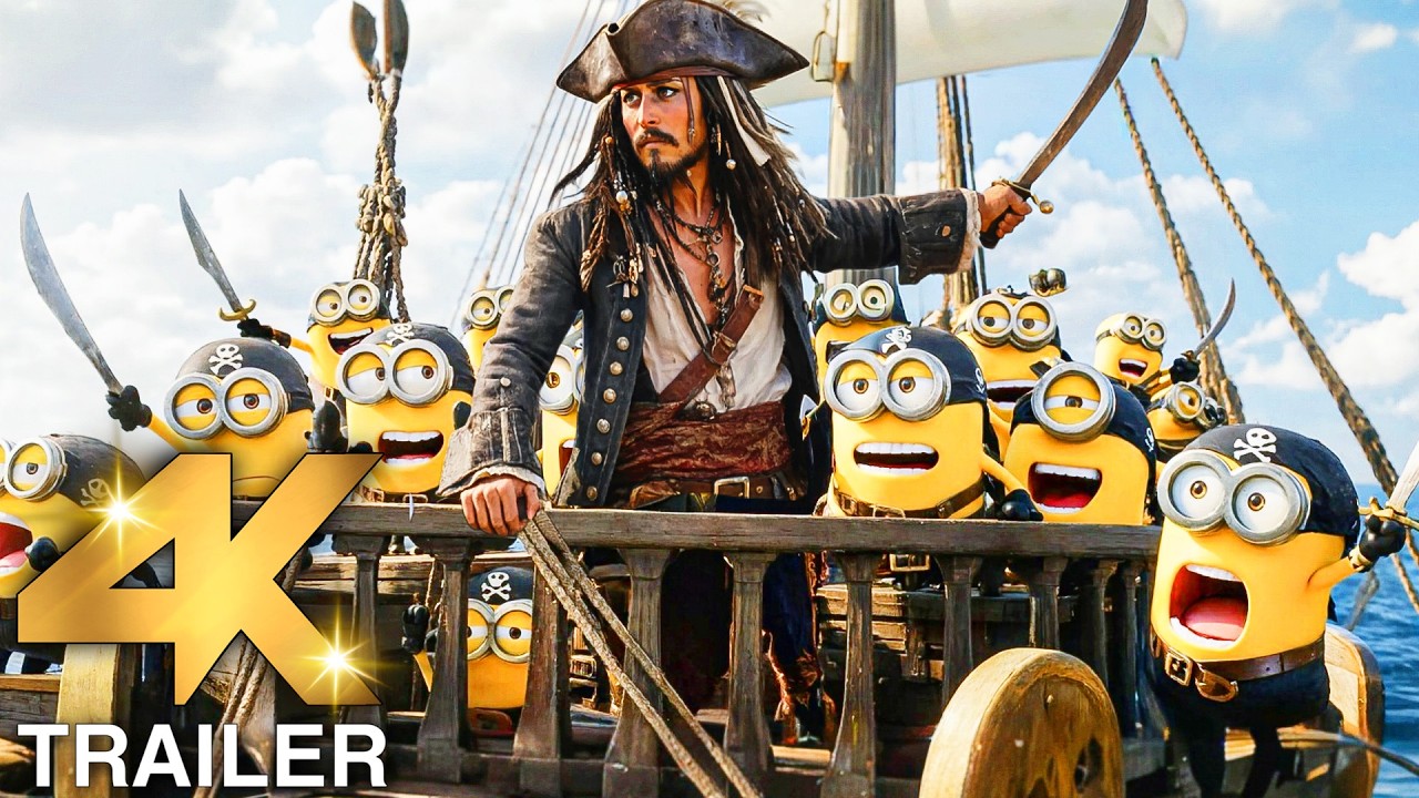 MINIONS AND MONSTERS “Minions Vs Captain Jack Sparrow” Trailer TV Spot 11 (4K ULTRA HD) 2026