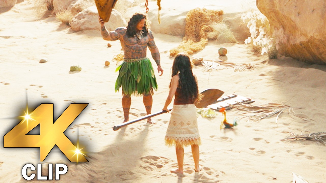 Moana Meets Maui Scene | MOANA (2026) MOVIE CLIP 4K