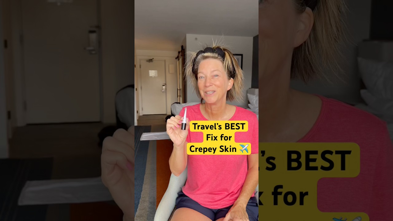 My Best Travel Size Crepey Skin Essential #traveltips