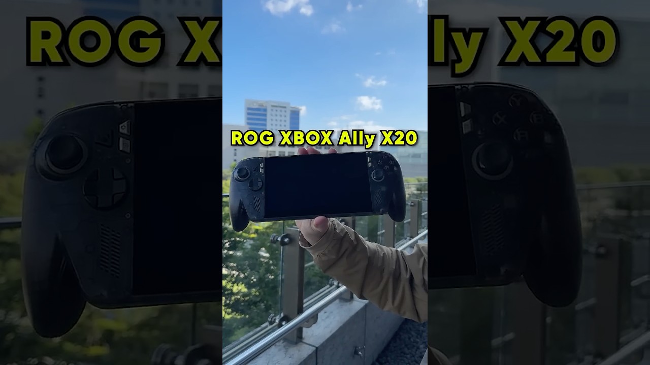 New ASUS XBOX ROG ALLY X20 looks insane