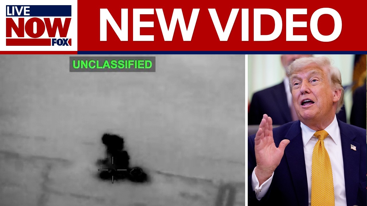 NEW: CENTCOM releases video of US strikes on Iran
