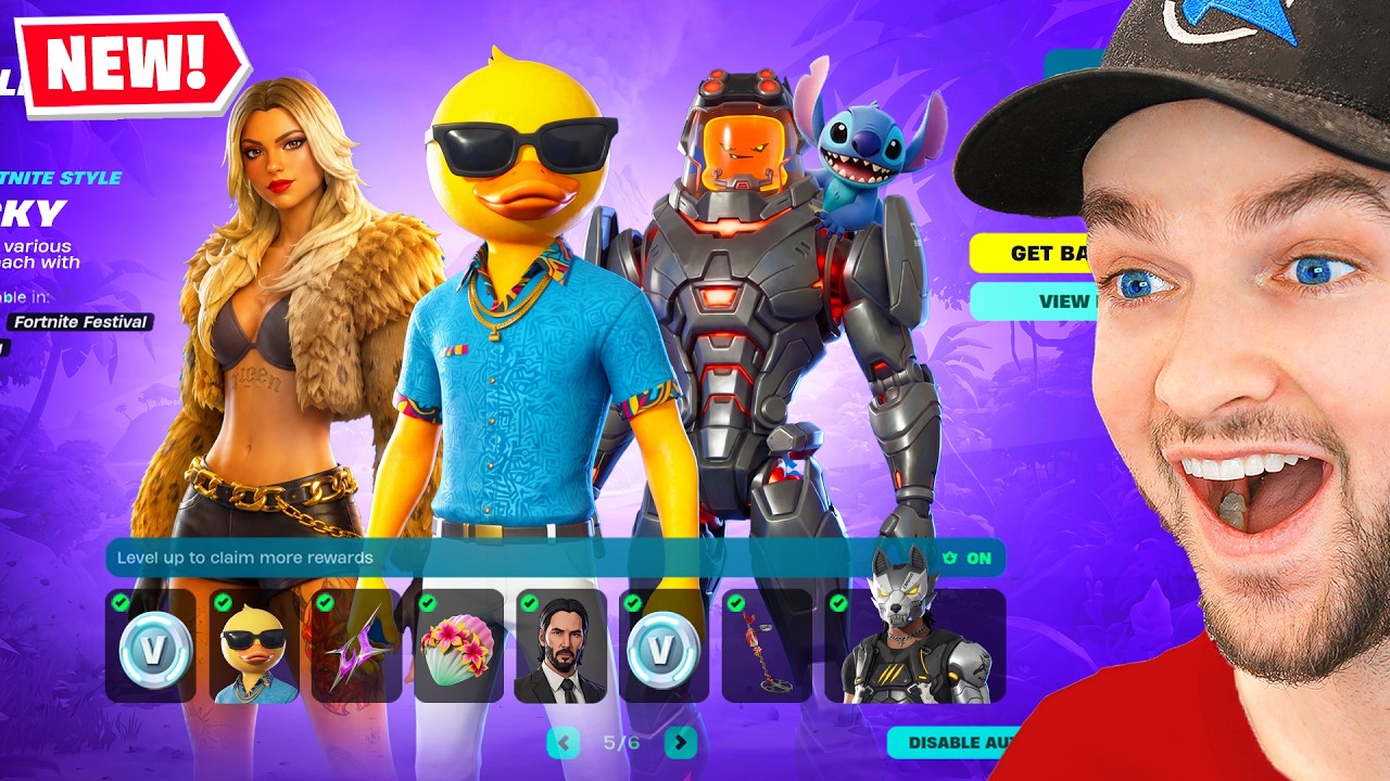*NEW* Fortnite Season 3 BATTLE PASS Revealed!