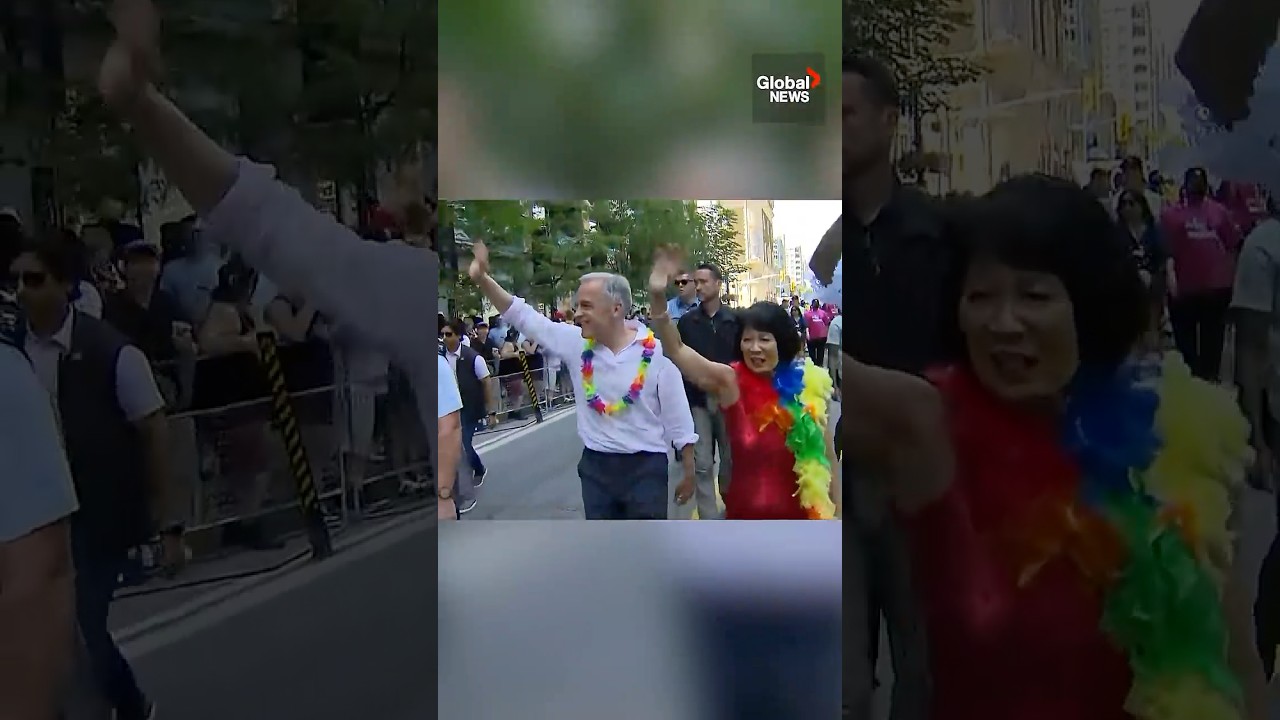 PM Carney marches in Toronto Pride Parade with Mayor Chow