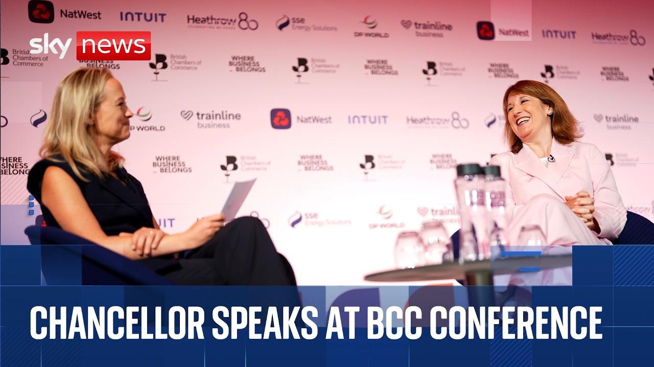 Rachel Reeves speaks at BCC conference