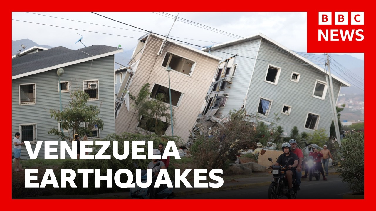 Rescuers searching rubble after Venezuela’s strongest earthquake since 1900 | BBC News