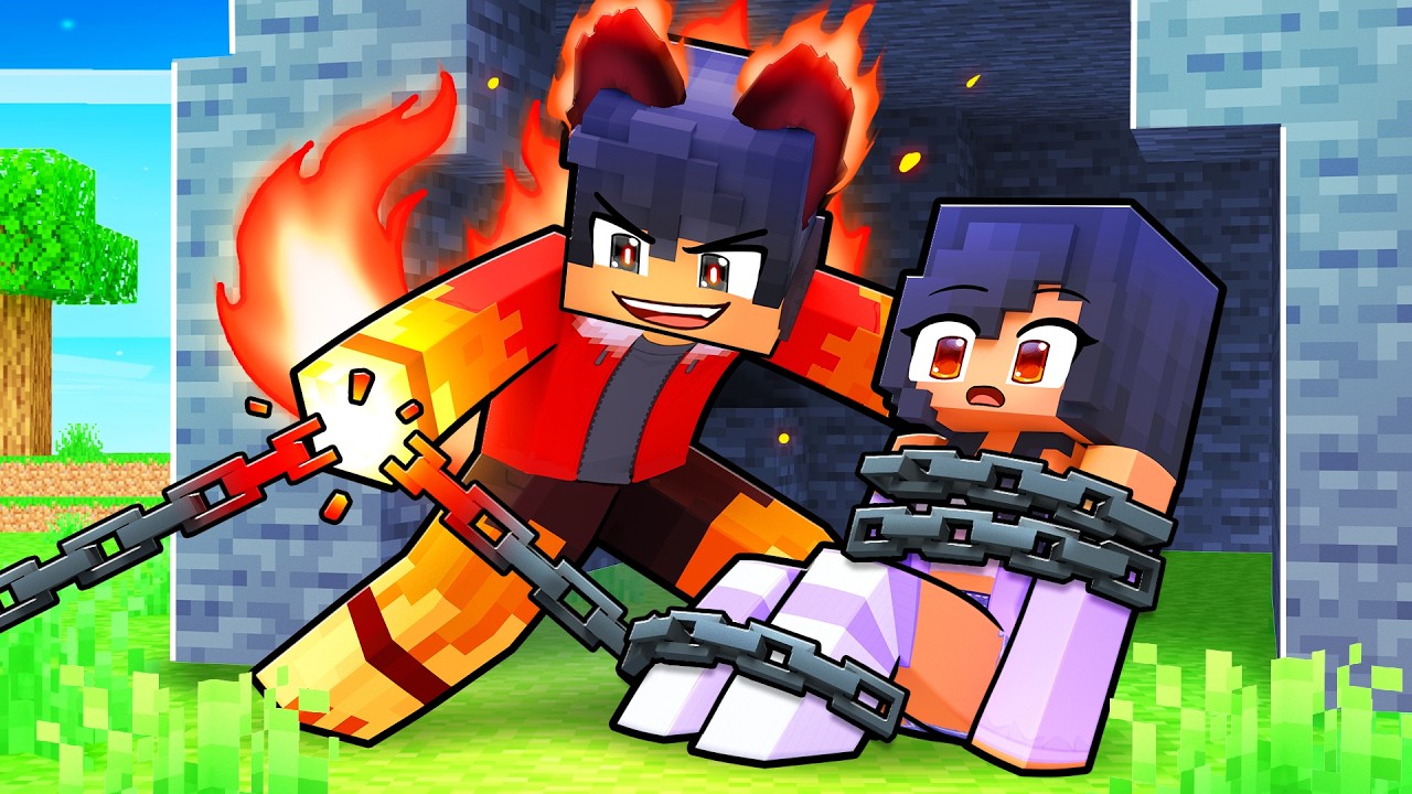 SAVED by the FIRE WOLF in Minecraft!
