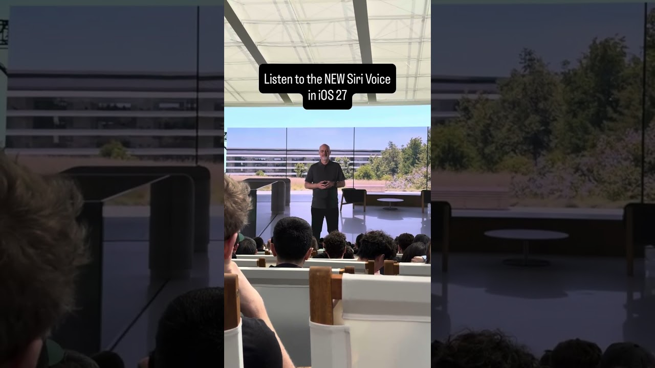Siri’s NEW Voice in iOS 27 #WWDC