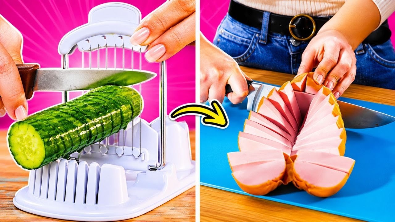 Smart Ways to Cut & Peel Food 🍎🔪 | Kitchen Hacks That Save Time