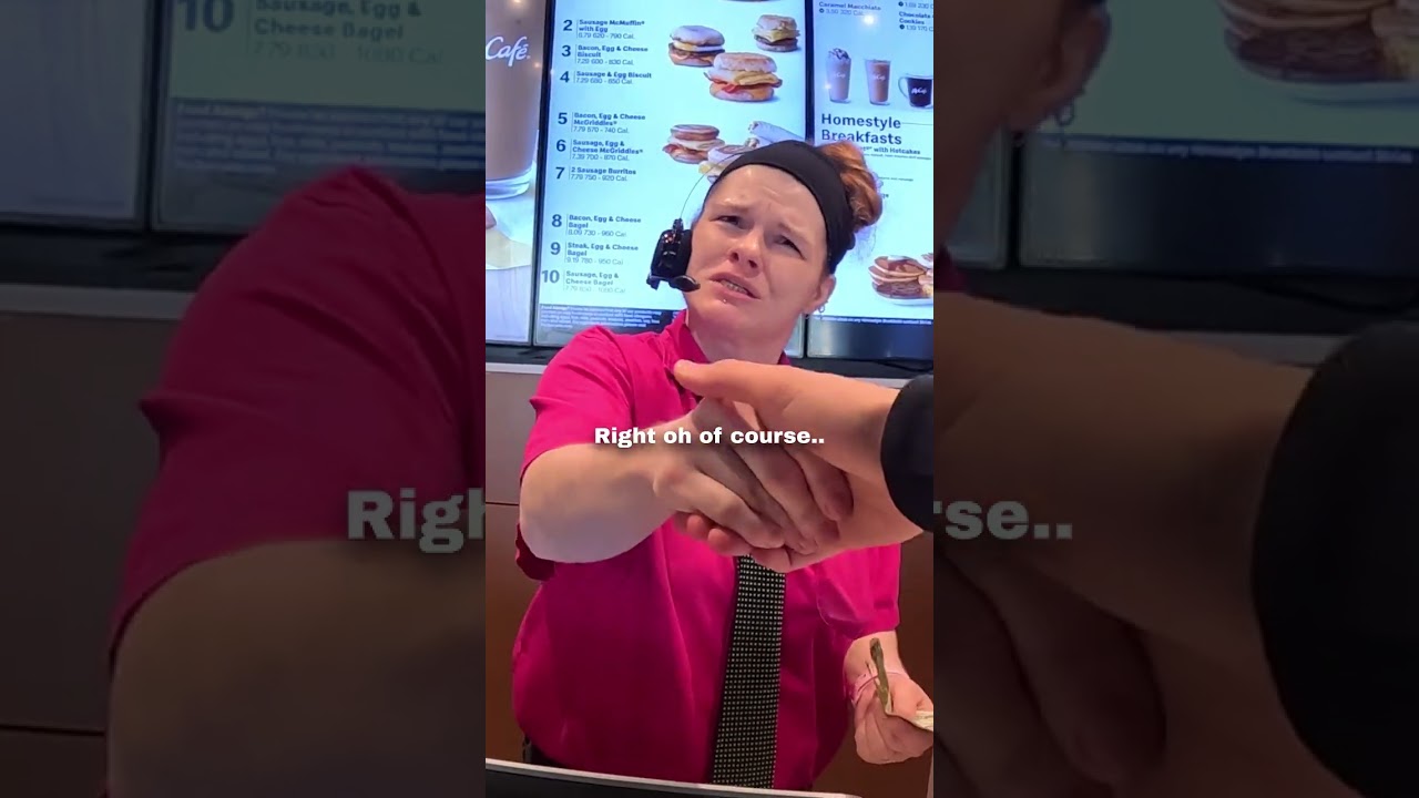 Speading kindness at mcdonalds! 🥺❤️