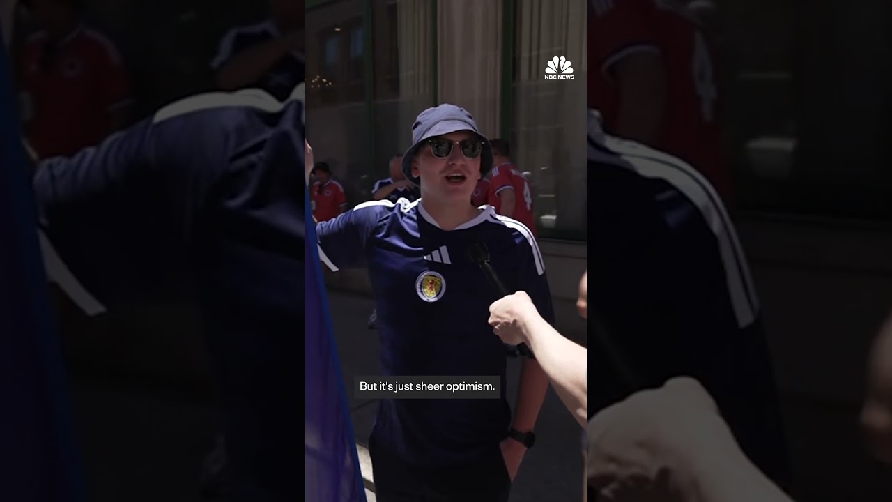 Tartan Army fans chanting and singing ahead of first World Cup match
