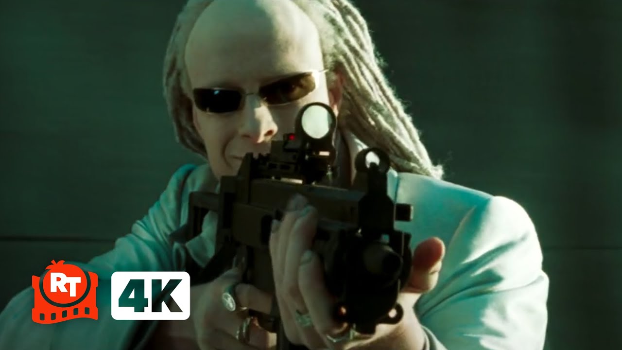 The Matrix Reloaded (2003) – The Highway Fight: The Twins (4/8) | Movieclips