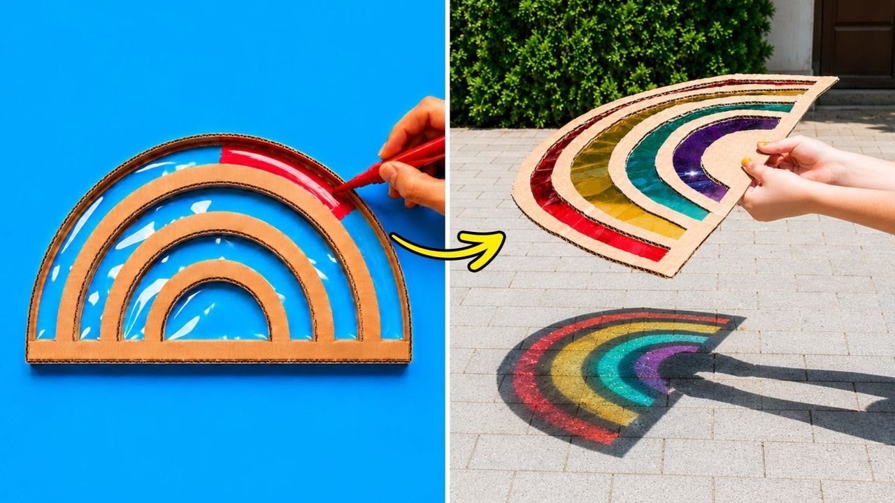 🎨 THE MOST VIRAL BEST RAINBOW CRAFTS! 📱🔥