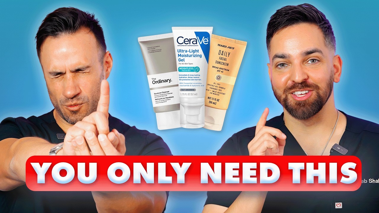 The SIMPLEST Skincare Routine Ever (Only 3 Steps)