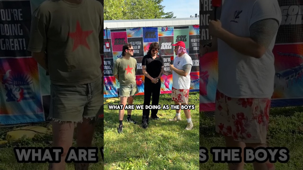 this interview is just for the boys 😤 ft. Amyl and the Sniffers