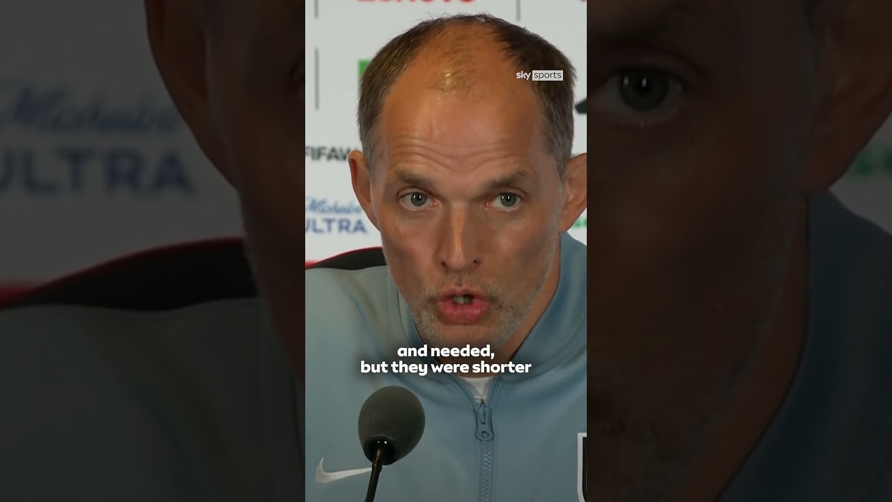 Thomas Tuchel shares his thoughts on the hydration breaks taking place at the World Cup 🥵