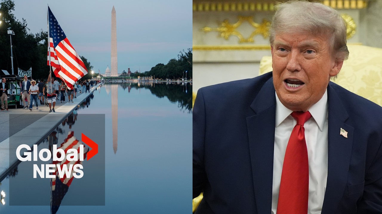 “Thugs”: Trump says 6 people have been arrested for vandalizing Reflecting Pool