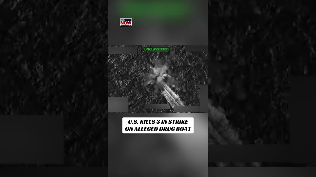 U.S. kills 3 in strike on alleged drug boat