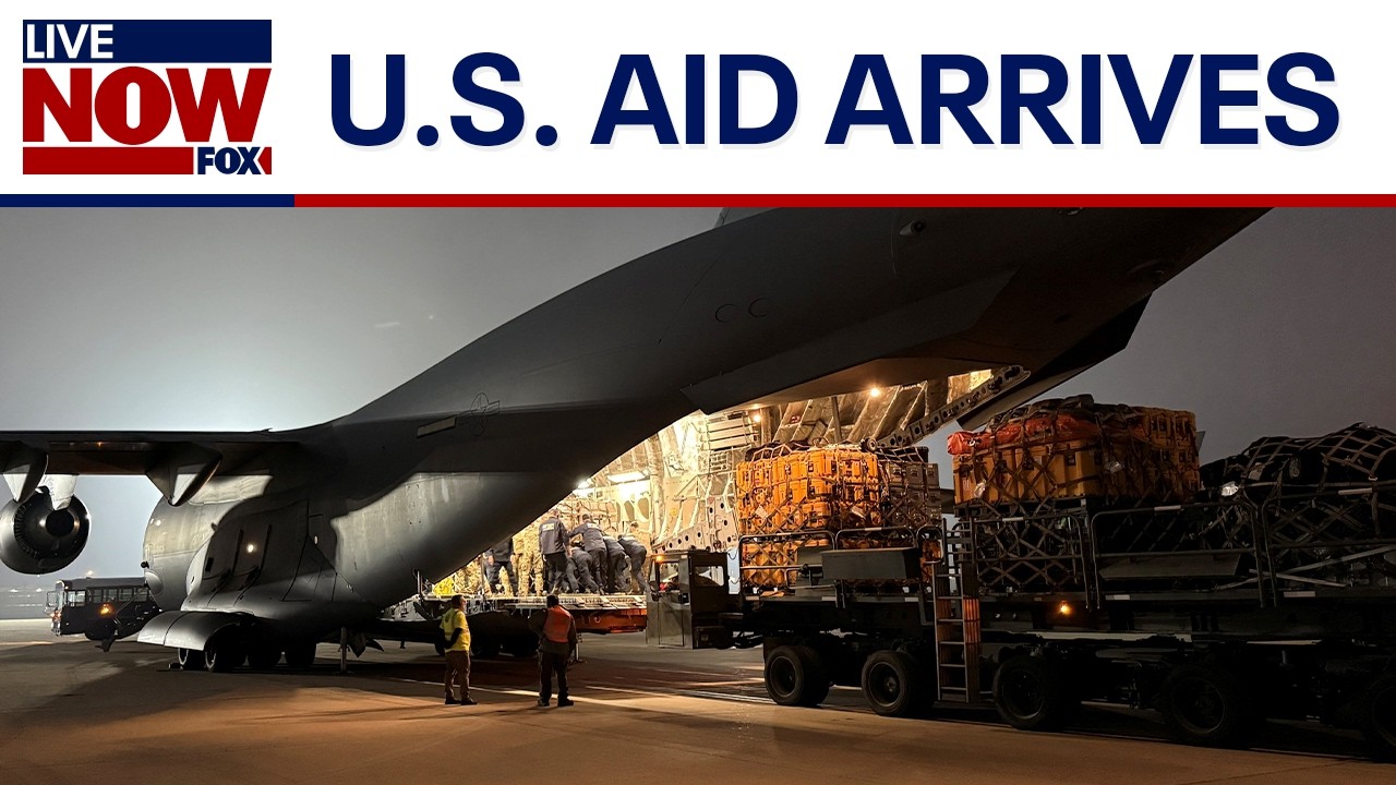 U.S. military aid arrives in Caracas after deadly earthquake
