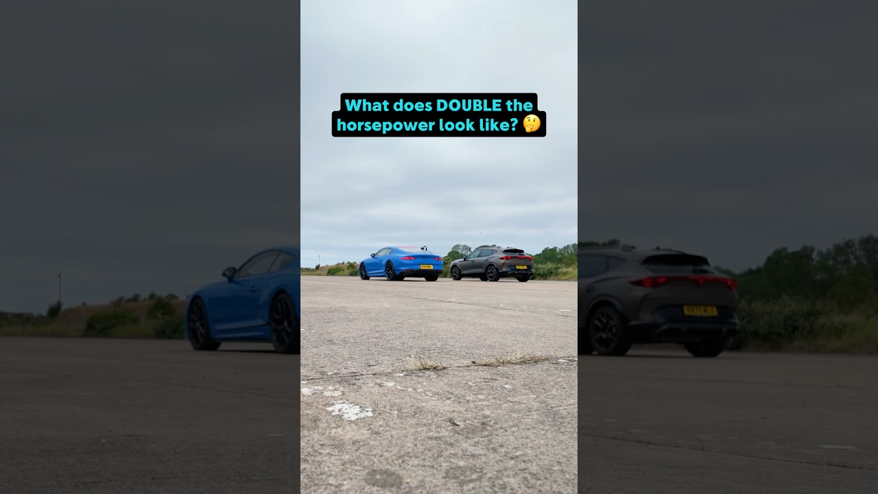 What does DOUBLE the horsepower look like?! 🤔