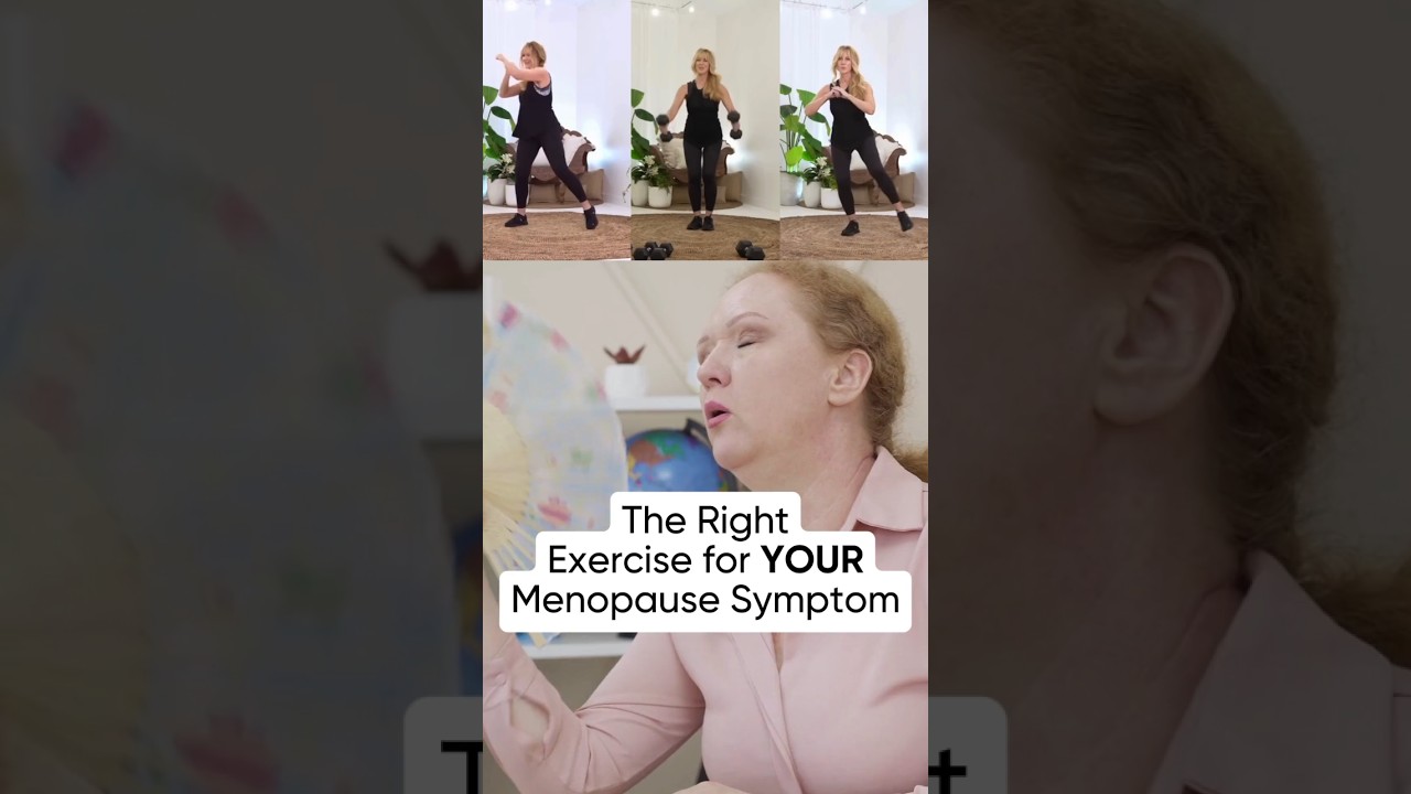 Which Specific Exercises Help Menopausal Women! #shorts