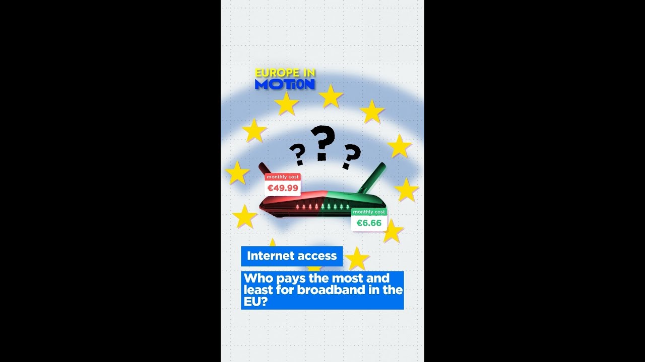 Who pays the most for broadband in the EU?