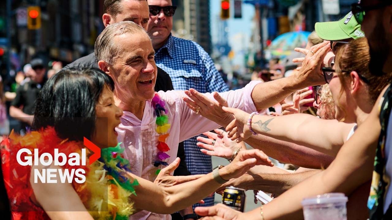 “Won’t stop baby”: Carney joins thousands marching in 2026 Toronto Pride parade