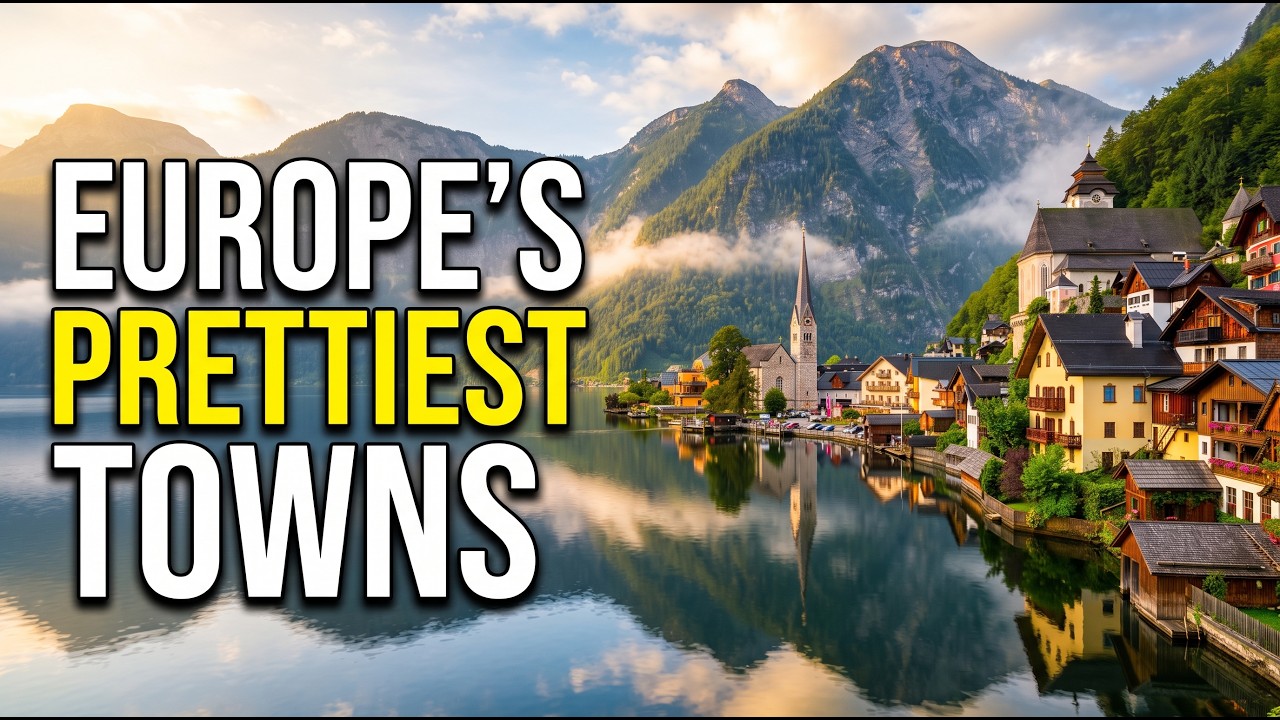 25 Most Beautiful Tiny & Small Towns in Europe | 4K Travel Guide