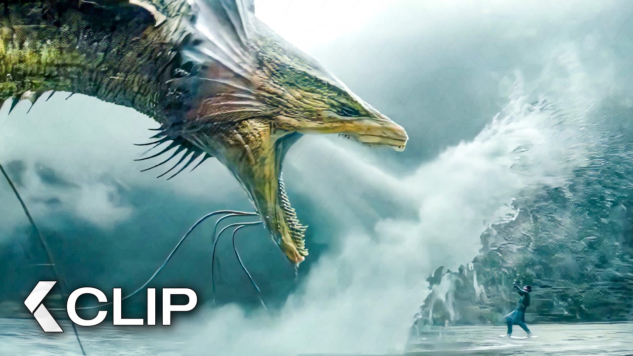 Aang and Katara vs. Giant Sea Dragon Fight Scene – AVATAR: THE LAST AIRBENDER Season 2 (2026)