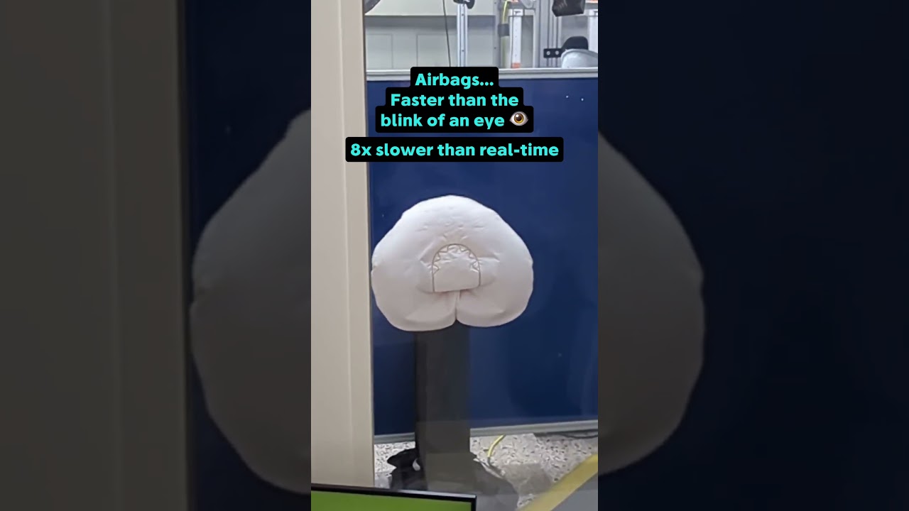 Airbags: Faster than the blink of an eye 👁️