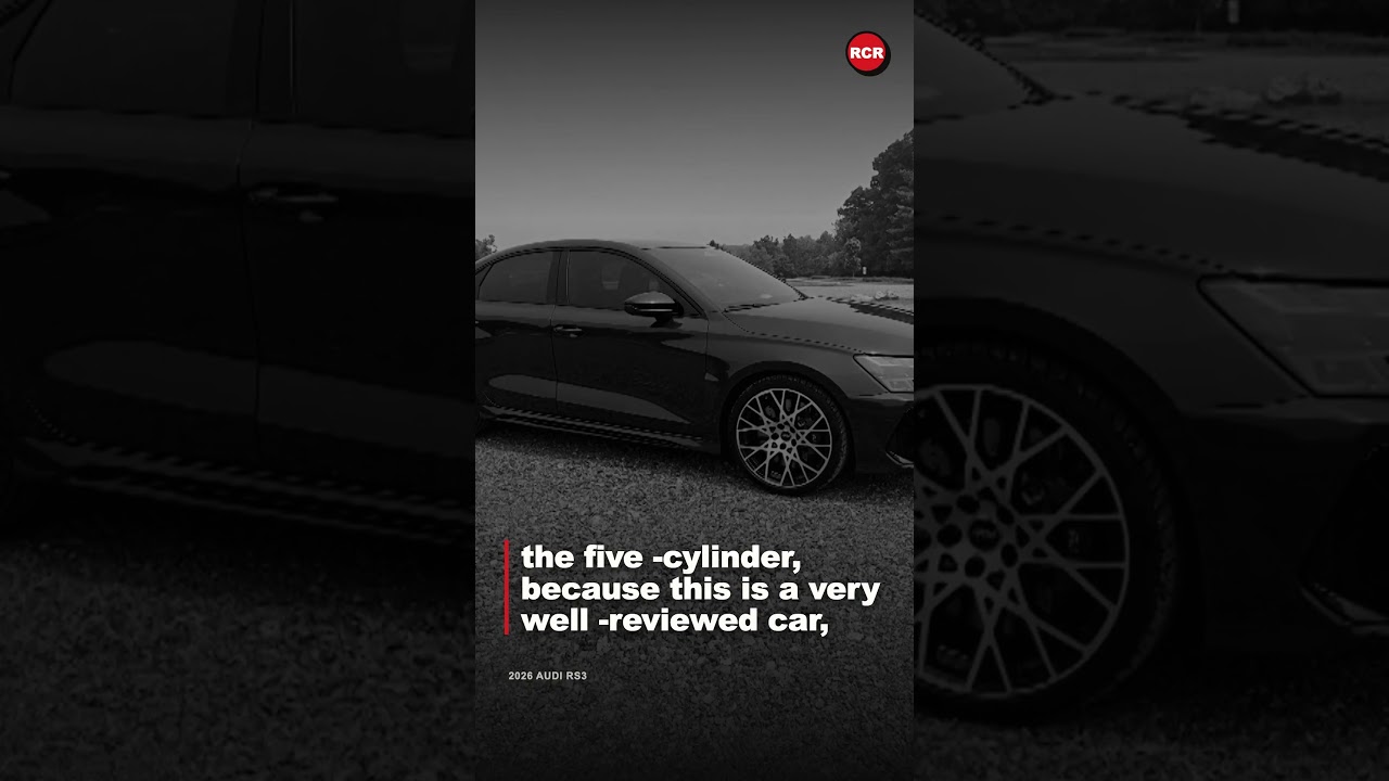 Audi has crafted a formidable potential farewell car for its five-cylinder. 2026 Audi RS3 is live!
