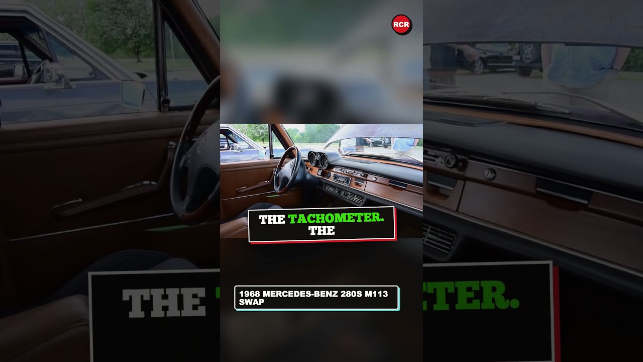 Becker Bluetooth, Golf seats, donor-car wood, and a tachometer integrated into the original dash.
