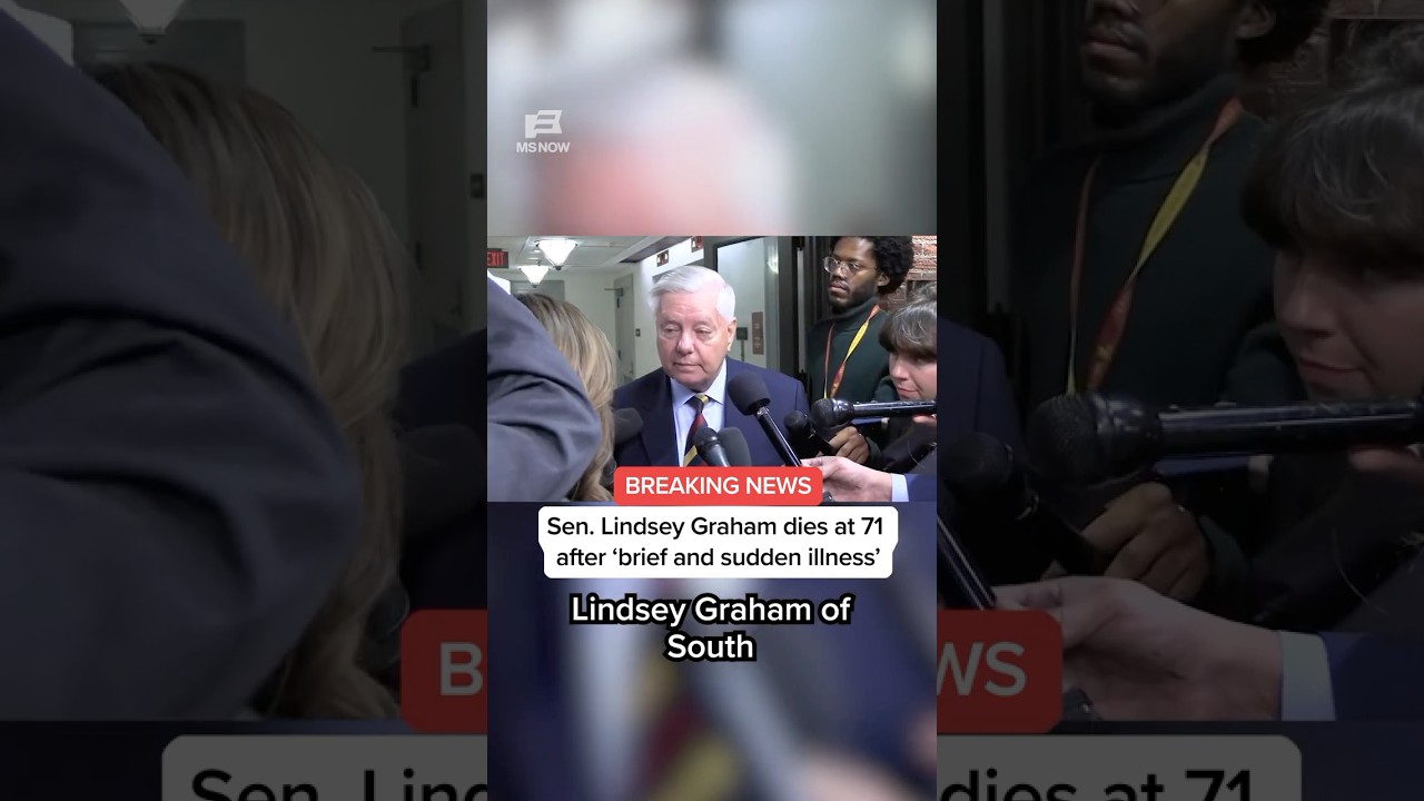 BREAKING NEWS: Sen. Lindsey Graham dies at 71 after ‘brief and sudden illness’