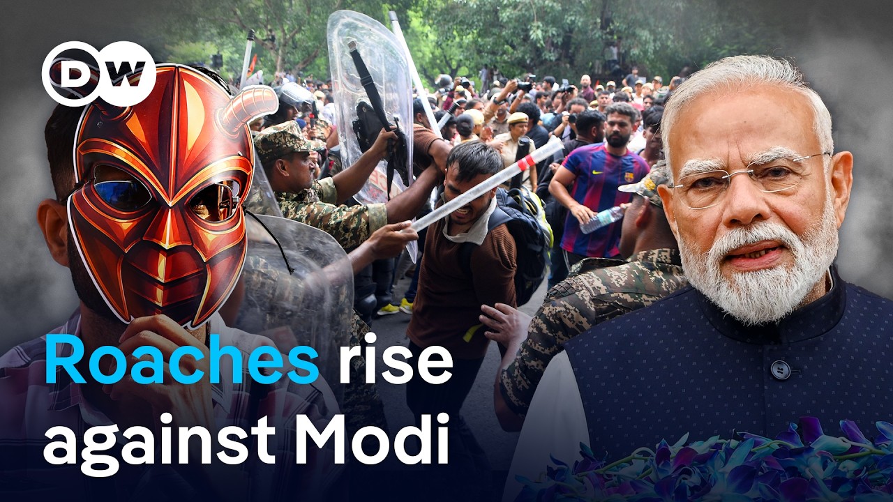 Cockroach revolution turns on India’s leader | DW News