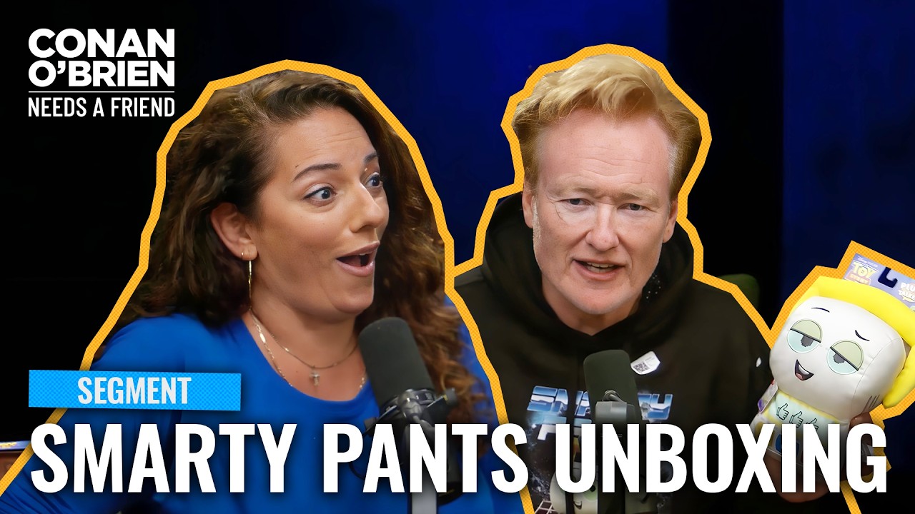 Conan Unboxes “Toy Story 5” Merch | Conan O’Brien Needs A Friend