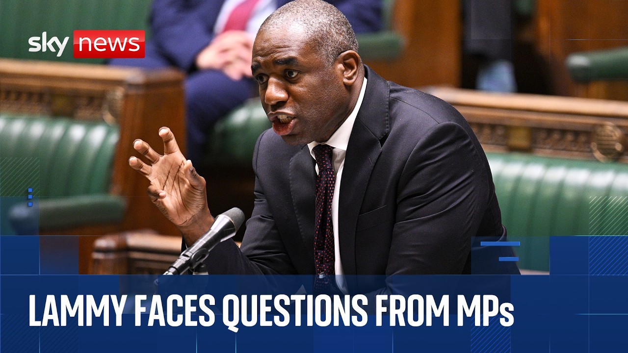 Deputy PMQs | Lammy faces questions from MPs in the Commons