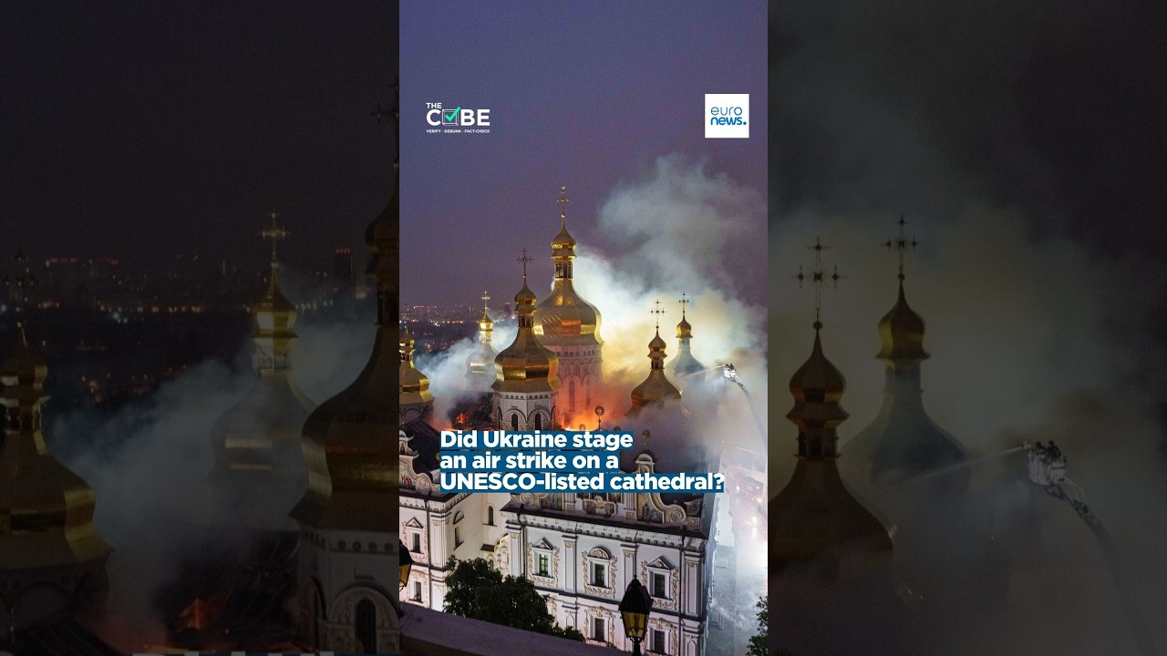 Did Ukraine stage a strike on a UNESCO site?
