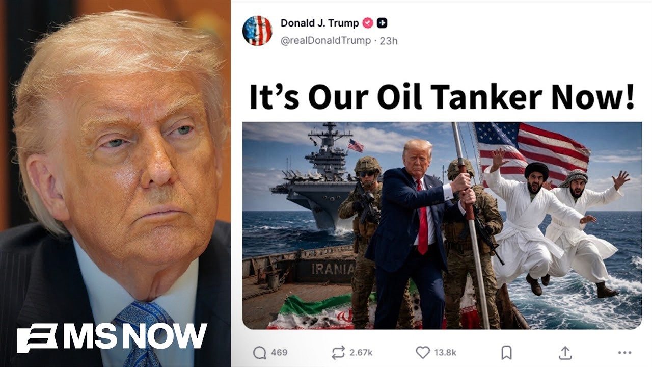 ‘Disgraceful, unpresidential’: Trump posts slew of AI-generated memes of Iran war