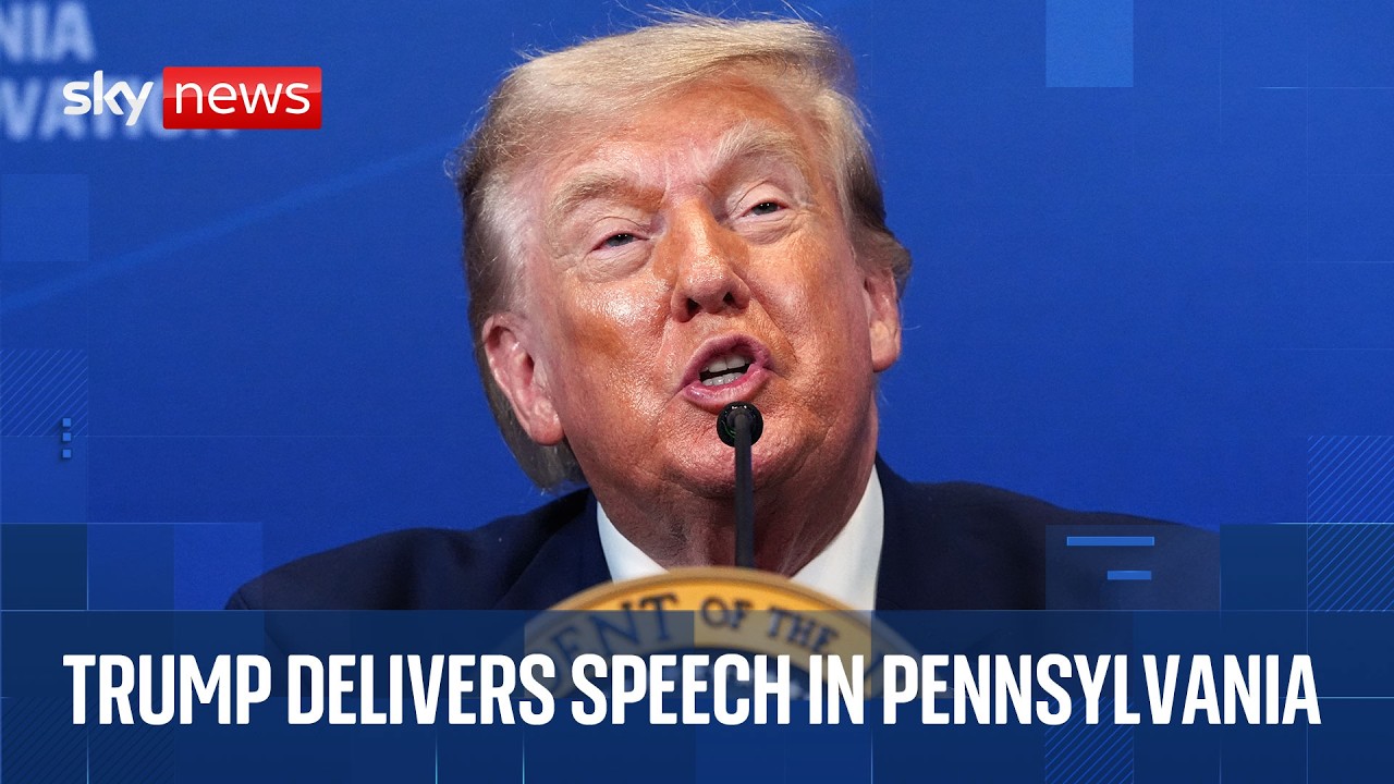 Donald Trump delivers speech in Pennsylvania