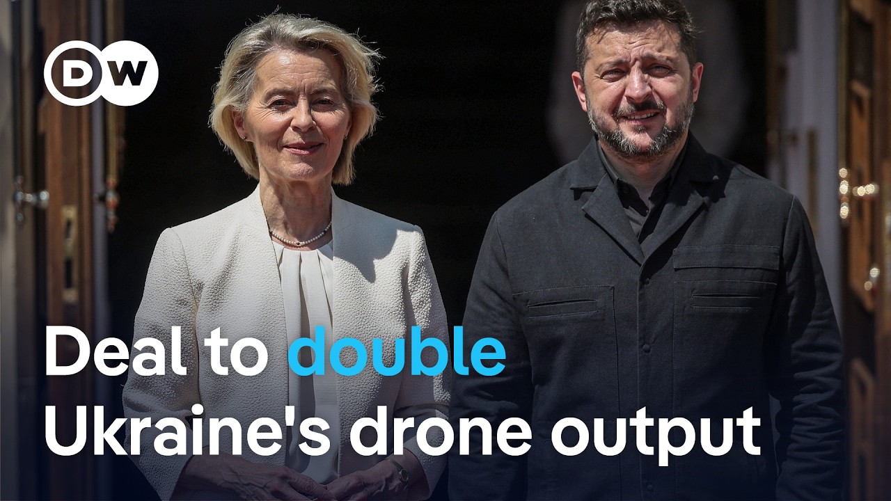 Drone production deal deepens EU-Ukraine arms manufacturing ties | DW News