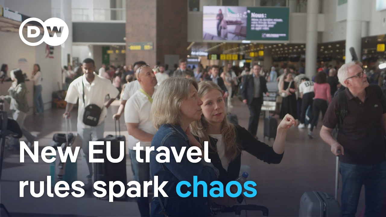 EU’s new digital border check system is causing massive airport delays | DW News