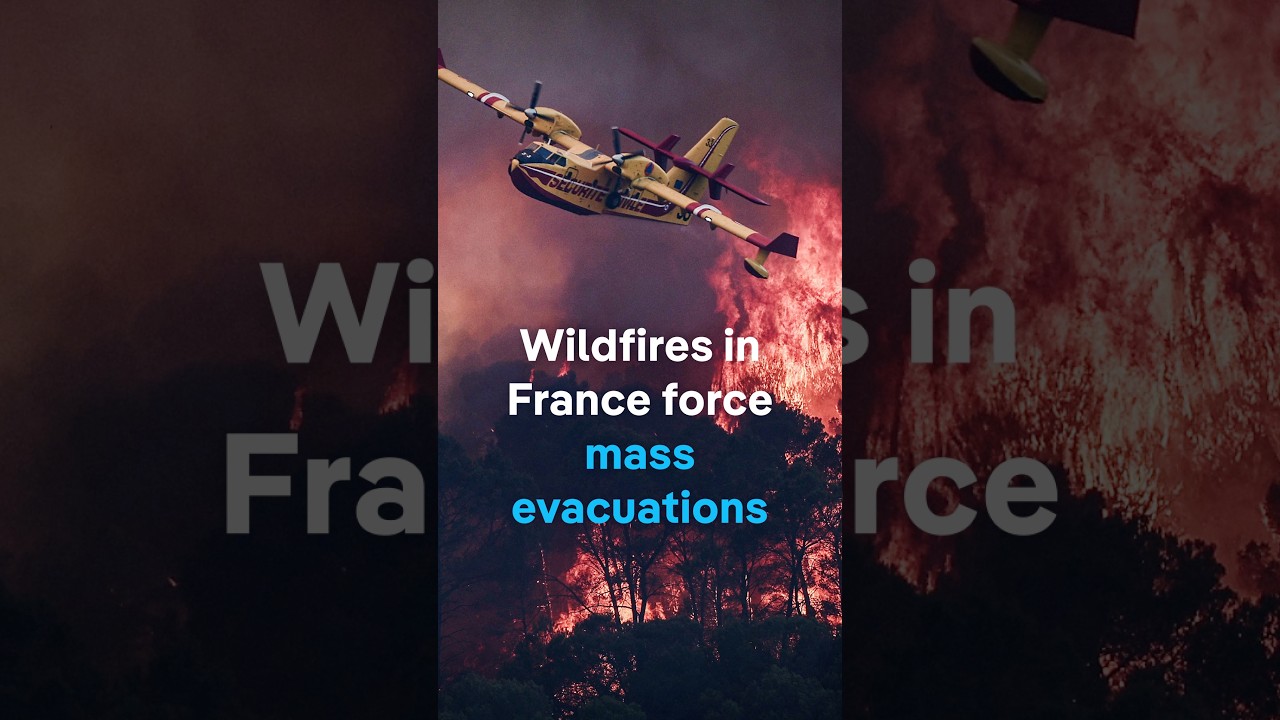 Evacuations ordered as wildfire threatens communities in southwest France | DW News