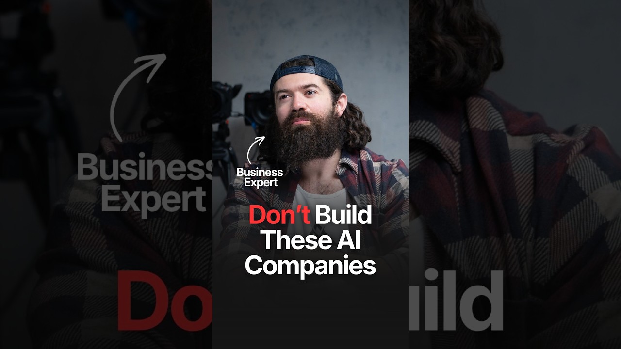 Everyone’s rushing to build “AI businesses” but Alex Hormozi says that’s a big mistake… 😳